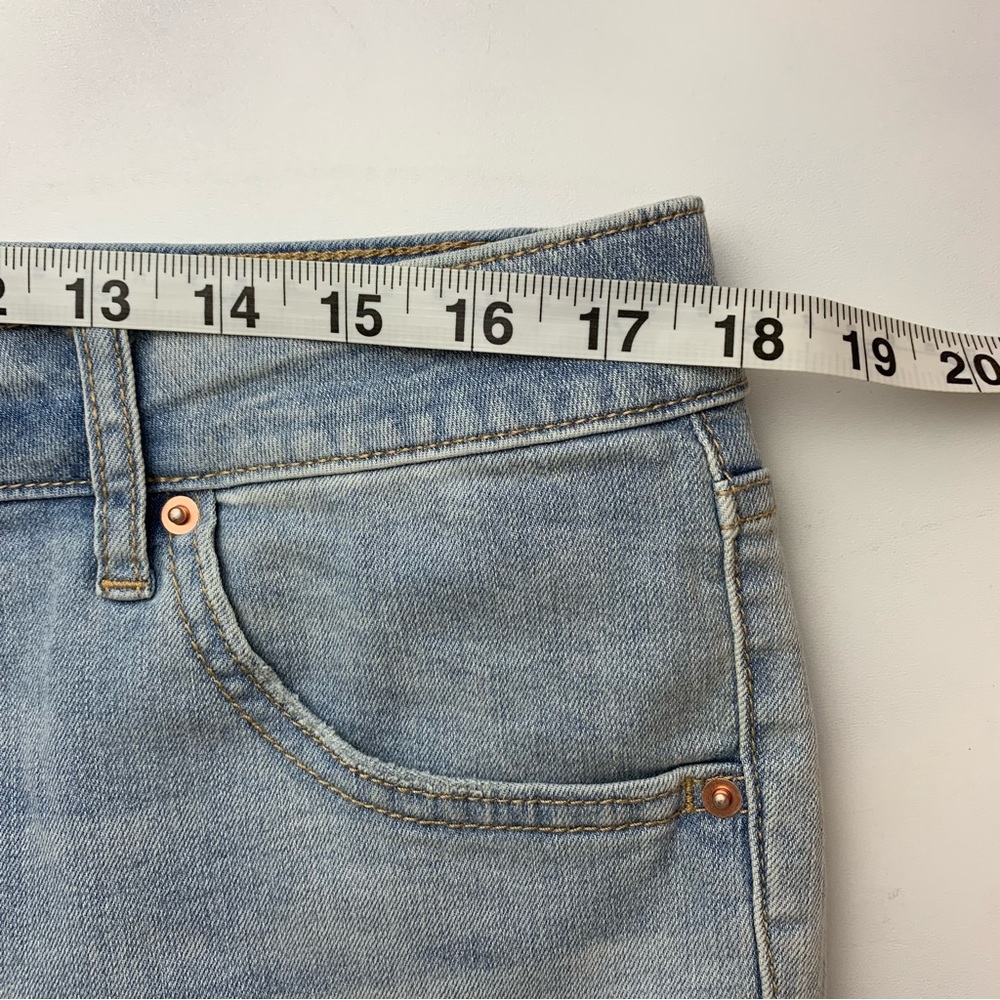 Wild Fable Womens Distressed Highest Rise Skinny Jean Light Wash Size 16 - Picture 8 of 12